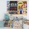 Designart - The Facade of The Buildings In A Cozy Streets - French Country Canvas Wall Art Print